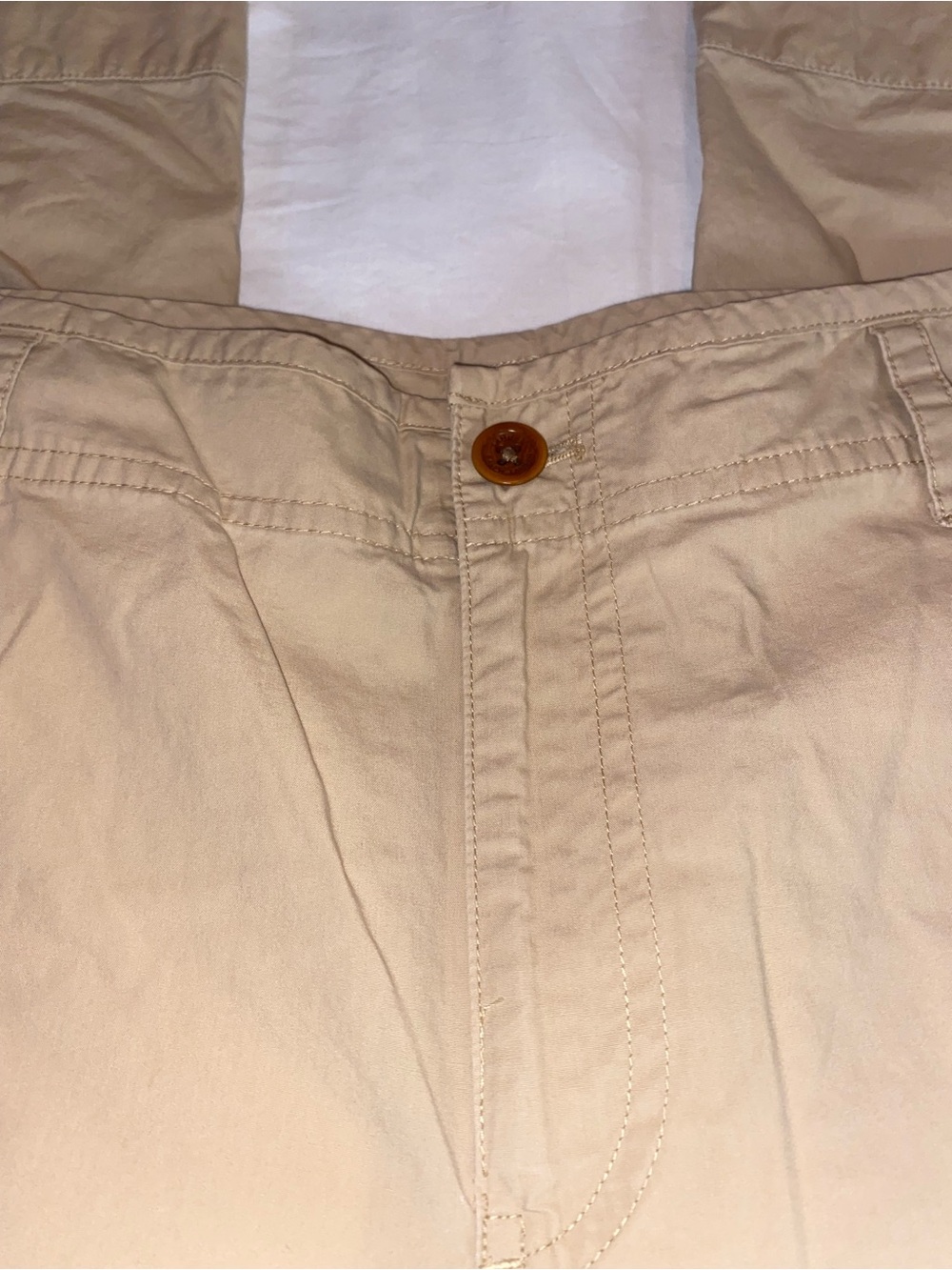 Lauren Ralph Lauren Khaki Beige Cargo Pants - Picture 3 of 12